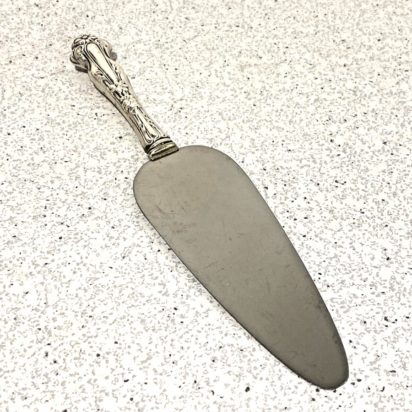 Vintage Silverplated Flatware Hostess Cake Pie or Dessert Server Art Nouveau - Picture 2 of 7